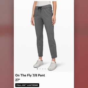 Lululemon On The Fly Pant 27” Inseam